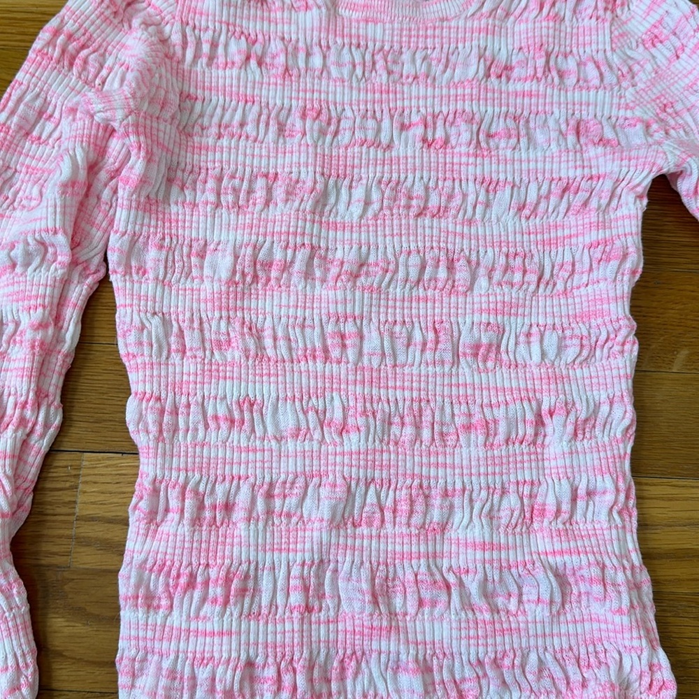 Rouched long sleeve